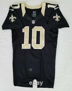 #10 Brandin Cooks of New Orleans Saints NFL Equipment Room Team Issued Jersey