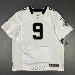 100% Authentic Drew Brees Nike Saints Elite Jersey Size 56 3xl Mens