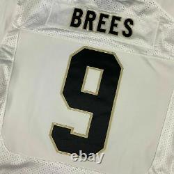 100% Authentic Drew Brees Nike Saints Elite Jersey Size 56 3xl Mens