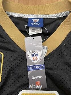 100% Authentic Reebok Drew Brees New Orleans Saints Super Bowl Jersey Size 54