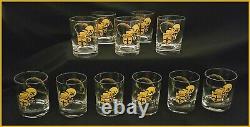 11 Sir Saint Matching 1967 New Orleans Saints Glasses Al Wester Pedigree Unique