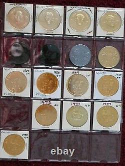 150+ NEW ORLEANS SAINTS DOUBLOONS 1st YEARS PLAYERS & SKEDS++DEFUNCT TEAMS