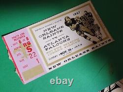 1967 67 New Orleans Saints NFL VTG Game Season Ticket Stub Atlanta Falcons