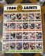 1986 Mcdonald's Football Rare Posters New Orleans Saints
