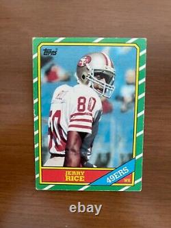 1986 Topps Jerry Rice Rookie RC #161 VERY RARE
