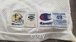 1995 Vintage Champion New Orleans Saints NFL Game Issued Jersey #55 size 48