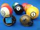 2 New Orleans Saints Pool Billiard Cue With Master Chalk Nfl Football Helmets