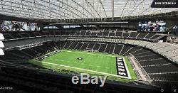 2 Tickets Las Vegas Raiders Vs New Orleans Saints Home Opener Sept 21/20