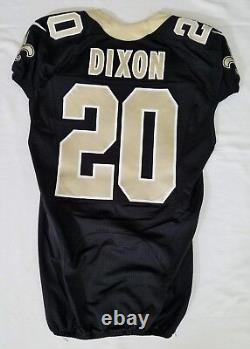 #20 Brian Dixon of New Orleans Saints NFL Game Issued Home Jersey 31309