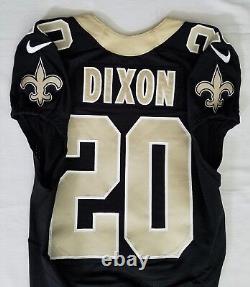 #20 Brian Dixon of New Orleans Saints NFL Game Issued Home Jersey 31309