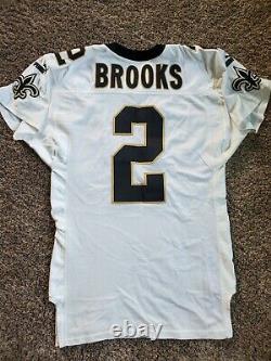 2000 Aaron Brooks #2 New Orleans Saints Puma Team Game Issued Jersey NFL 42