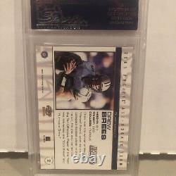 2001 Drew Brees RC #2 Pacific All Rookie Team PSA 10 MINT, Saints Purdue POP 1