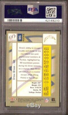 2001 Fleer Legacy Drew Brees Rookie Rc Psa 10 Gem Mint 999/999 -the Last One