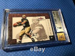 2001 Fleer Tradition Drew Brees Autographics 3 AUTO Autograph RC BGS 9 Mint With10