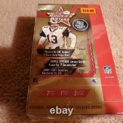 2001 Leaf Rookie-stars Football Card Box Poss Brees Auto Rookie+free Brees Card