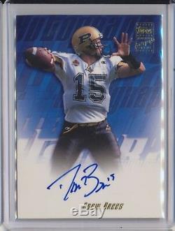 2001 Topps DREW BREES Autograph Auto Rookie RC PURDUE CHARGERS SAINTS