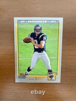 2001 Topps Drew Brees Rookie RC #328 VERY RARE