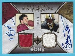 2006 Ultimate Collection MATT LEINART REGGIE BUSH Auto AUTOGRAPH JERSEY 04/10