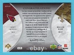 2006 Ultimate Collection MATT LEINART REGGIE BUSH Auto AUTOGRAPH JERSEY 04/10