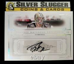 2007 Drew Brees Playoff National Treasures Auto 2/50! RARE! NEW ORLEANS SAINTS