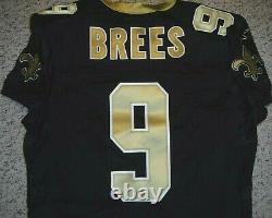 2007 New Orleans Saints Drew Brees Authentic Game Cut Jersey USA Made Size 52