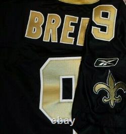 2007 New Orleans Saints Drew Brees Authentic Game Cut Jersey USA Made Size 52