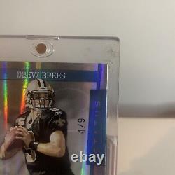 2010 Donruss Elite Aspirations Die-Cut #62 Drew Brees /9 SUPER RARE