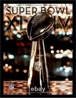 2010 Saints vs Colts 36 x 48 Canvas Super Bowl XLIV Program Fanatics