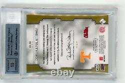 2010 Upper Deck Exquisite dual Auto Peyton & Eli Manning 02/10 ES