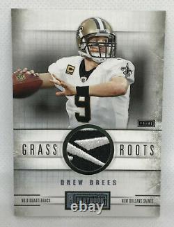 2012 Drew Brees Playbook Grass Roots Reebok 1/1 Game Worn