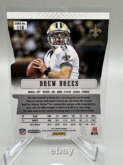 2012 Panini Prizm Red Die Cut Drew Brees #118 SP New Orleans Saints VERY RARE