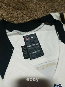 2013 Drew Brees New Orleans Saints Team Issued Nike NFL Jersey Sz 44 Game White