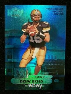 2013 Fleer Retro Drew Brees Precious Metal Gems BLUE 33/50 RARE SSP! SAINTS