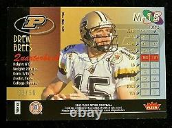 2013 Fleer Retro Drew Brees Precious Metal Gems BLUE 33/50 RARE SSP! SAINTS