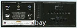 2013 Panini Playbook Brady/brees/romo/manning/ryan Game Used Booklet /99