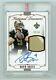 2015 Panini National Treasures Drew Brees Auto Patch #/10 Game Used Autograph Sp