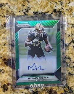 2016 MICHAEL THOMAS Panini Prizm GREEN AUTO /26 Rookie RC Saints