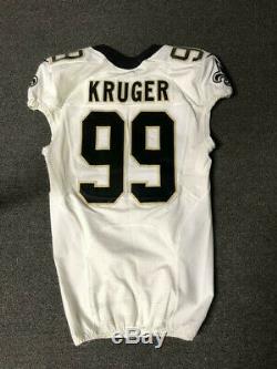 2016 Paul Kruger New Orleans Saints Game Used Worn Nike Football Jersey! Utah