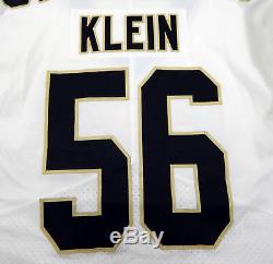 2017 New Orleans Saints A. J. Klein #56 Game Issued White Jersey