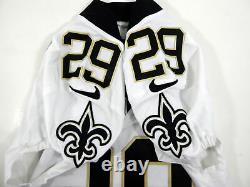 2017 New Orleans Saints Kurt Coleman #29 Game Issued White Jersey
