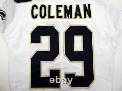 2017 New Orleans Saints Kurt Coleman #29 Game Issued White Jersey