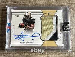 2017 Panini National Treasures Alvin Kamara Rookie Patch Auto True RPA /99