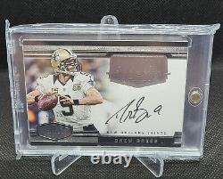 2017 Plates And Patches Pivotal Marks Drew Brees On Card Auto /25 Saints
