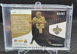 2017 Plates And Patches Pivotal Marks Drew Brees On Card Auto /25 Saints