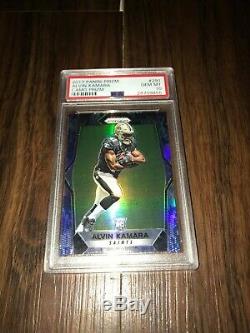 2017 Prizm Alvin Kamara Rc Rookie #291 Psa 10 Gem Mint New Orleans Saints