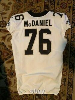 2017 Tony McDaniel Game Worn New Orleans Saints Nike Jersey