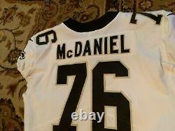 2017 Tony McDaniel Game Worn New Orleans Saints Nike Jersey