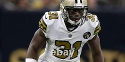 2018 Game Worn NFL Nike New Orleans Saints Chris Banjo Color Rush White Jersey