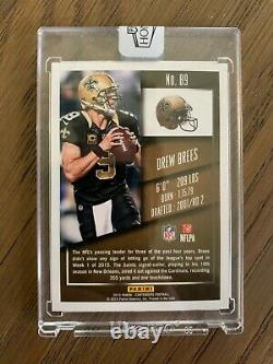 2018 Honors Drew Brees 2015 Contenders On Card Auto New Orleans Saints /9