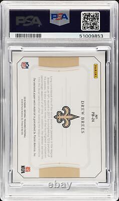 2018 National Treasures Drew Brees 1/1 PSA 6